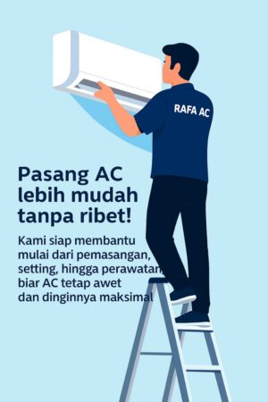 Pasang AC Lebih Mudah Tanpa Ribet, Ini Solusinya!
