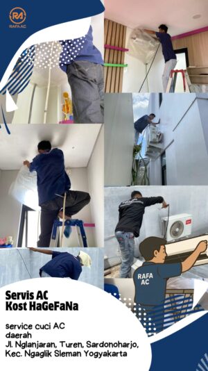 RAFA AC: SERVICE AC KOST & CUCI AC PROFESIONAL DI SLEMAN