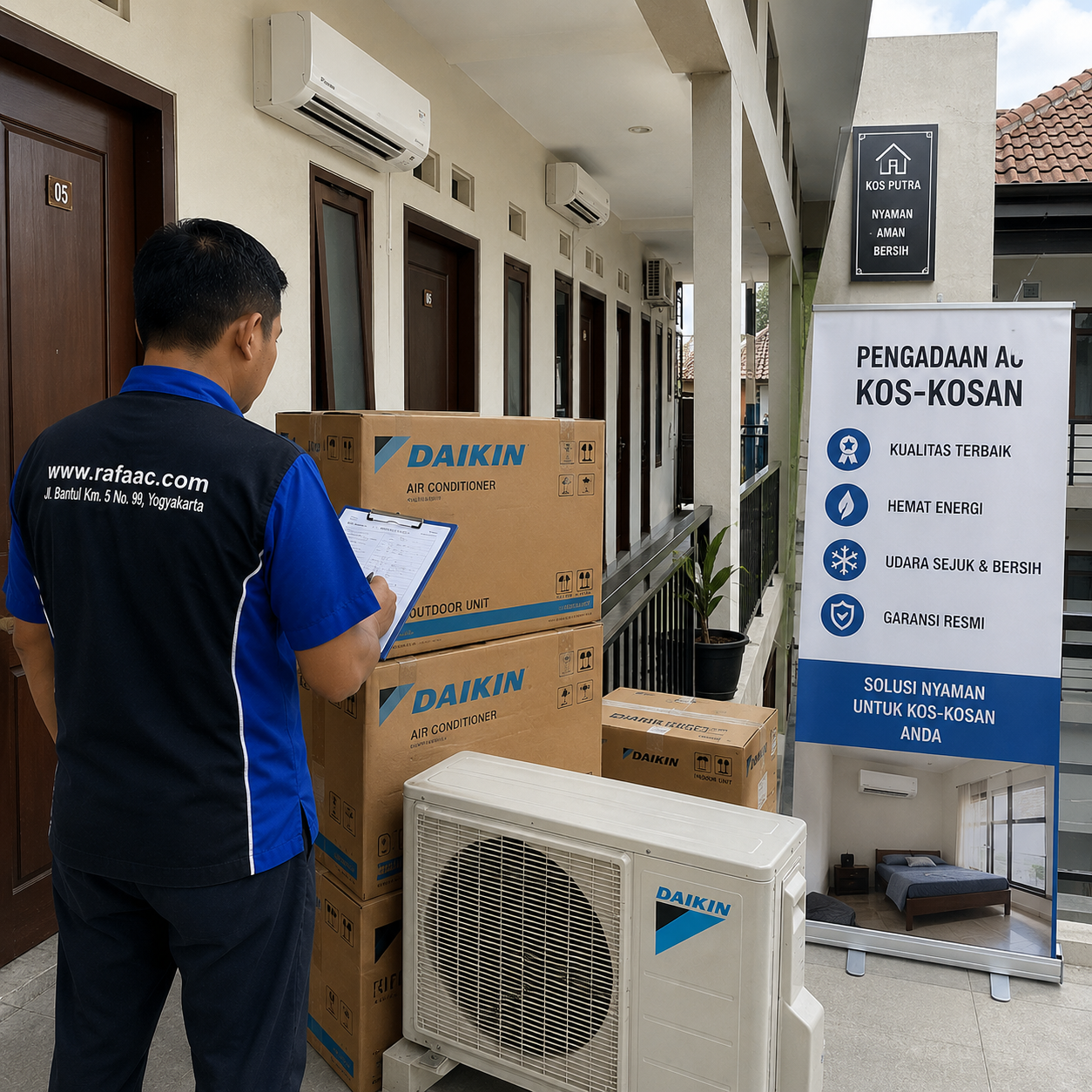 Pengadaan AC Kos-kosan: Tingkatkan Nilai Sewa dan Kenyamanan Penghuni