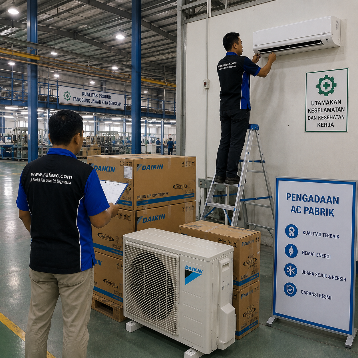 Pengadaan AC Pabrik: Solusi Sistem Pendingin Udara Profesional untuk Industri Modern