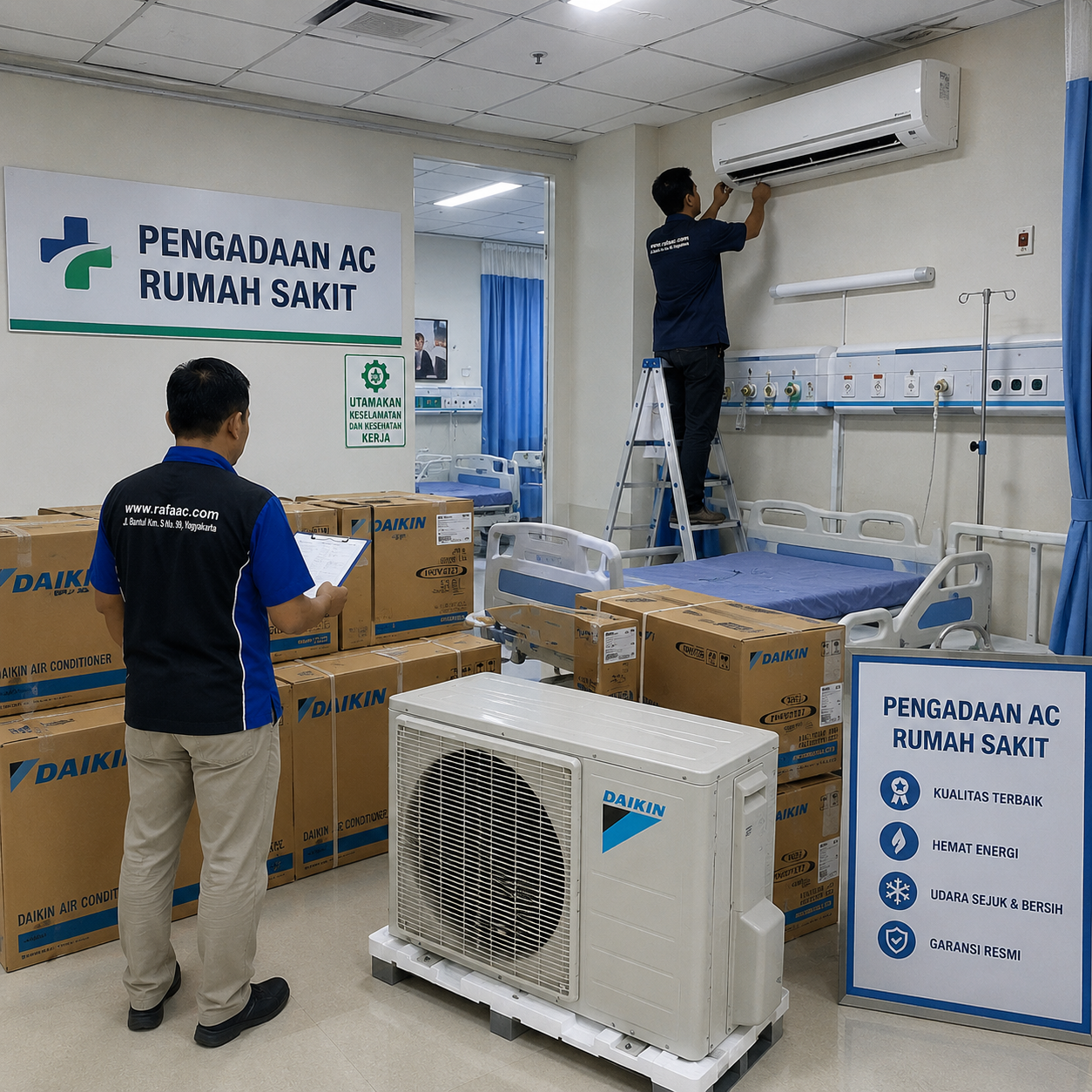 Pengadaan AC Rumah Sakit: Solusi Sistem Pendingin Udara yang Andal untuk Fasilitas Kesehatan