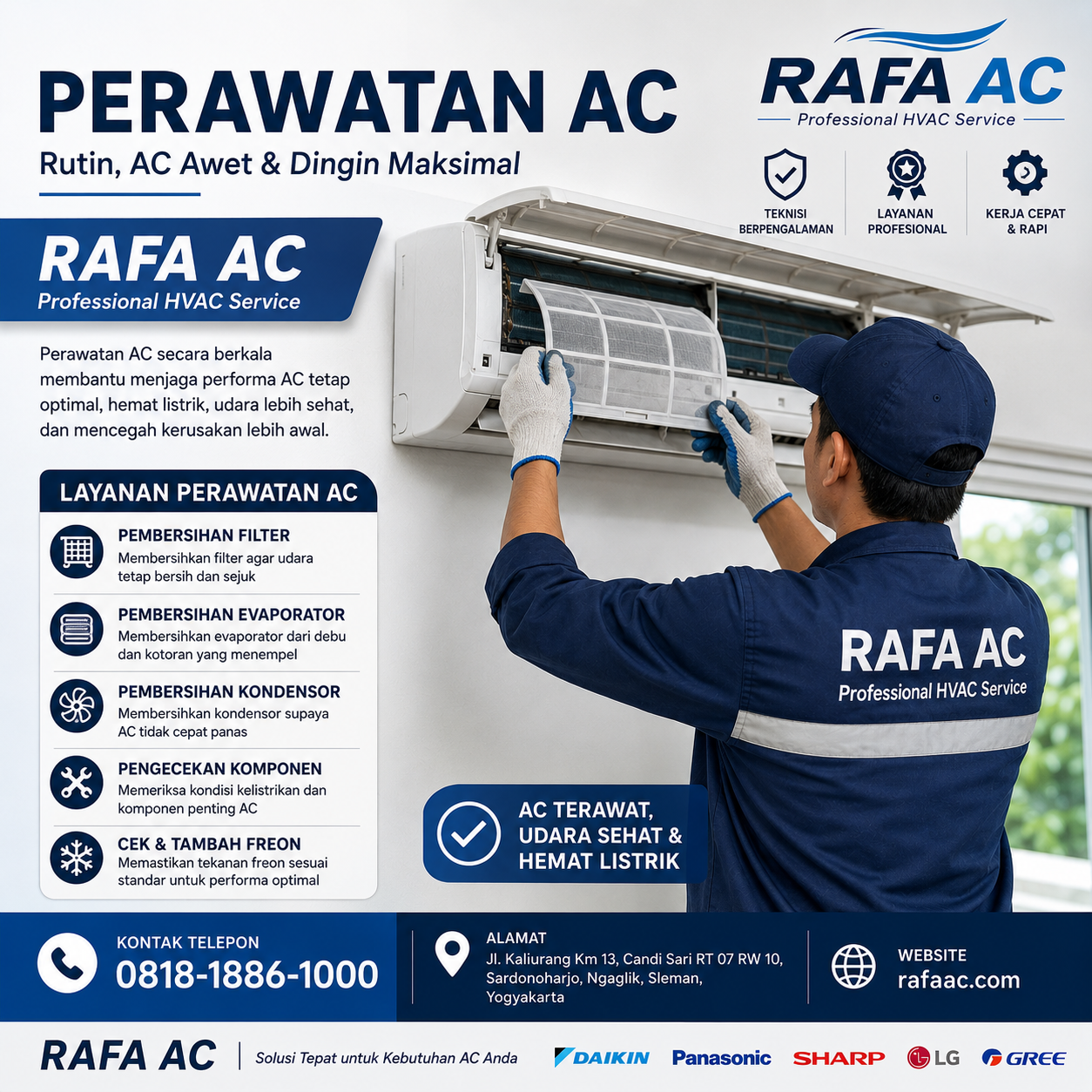 Perawatan AC Yogyakarta Profesional